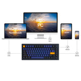 Akko 5075B Plus SP Horizon 75% RGB Wireless Mechanical Keyboard - Creamy Blue Switch
