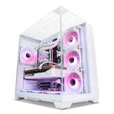 Equinox AMP RTX 5070 Ti Ryzen 7 9800X3D Gaming PC - WHITE
