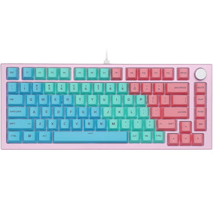 Glorious GMMK Pro 75% Custom Mechanical Keyboard Linear Switch - Rose Silver