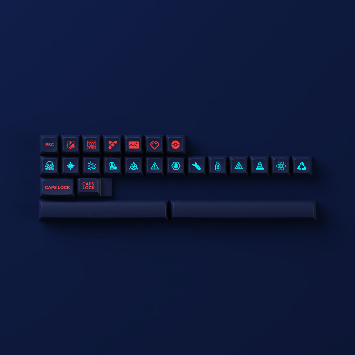 Akko Starry Sky OSA Profile PBT Keycap Set - 187 Keys