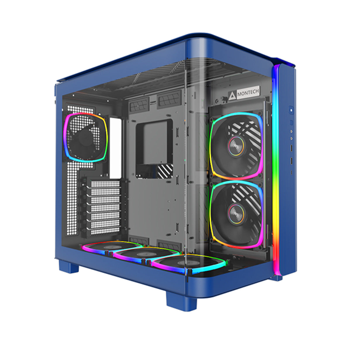 MONTECH KING 95 PRO Mid Tower Case PRUSSIAN BLUE