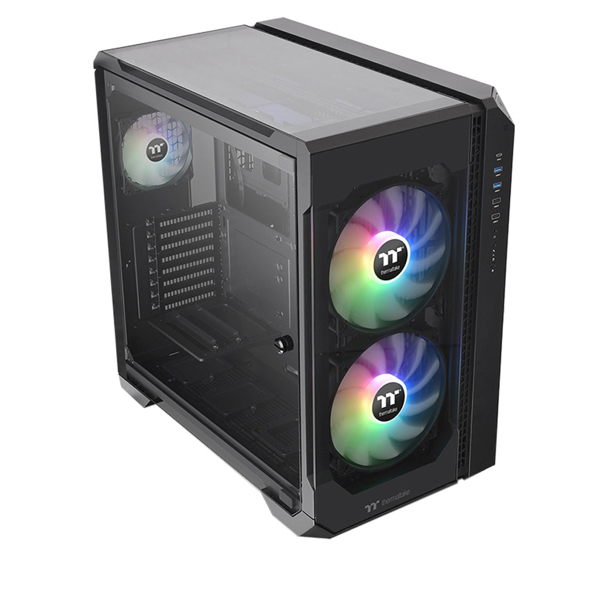 Thermaltake View 51 ARGB 3-Sided Tempered Glass Full Tower E-ATX Case - Black