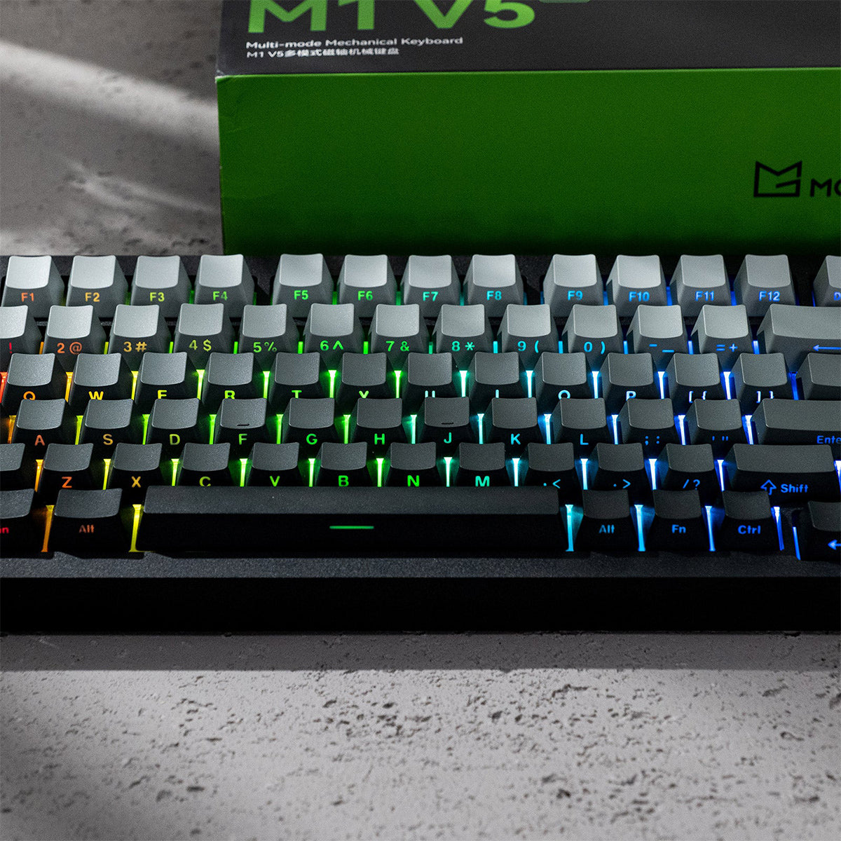 Akko Monsgeek M1 V5 TMR 75% Wireless Hall-Effect Gaming Keyboard Black Gradient -  AstroAim Magnetic Switch
