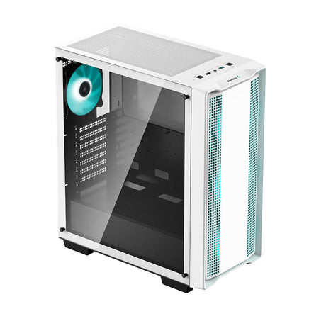 Deepcool CC560 V2 Mid Tower Case - TG White