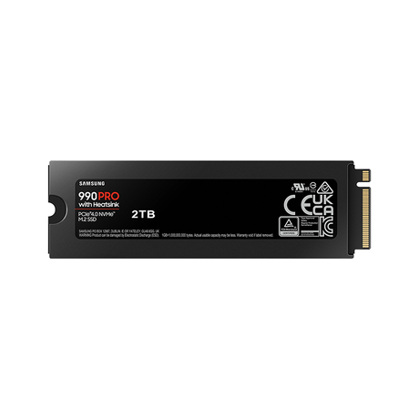 Samsung 990 PRO 2TB Gen4 M.2 NVMe SSD With Heatsink