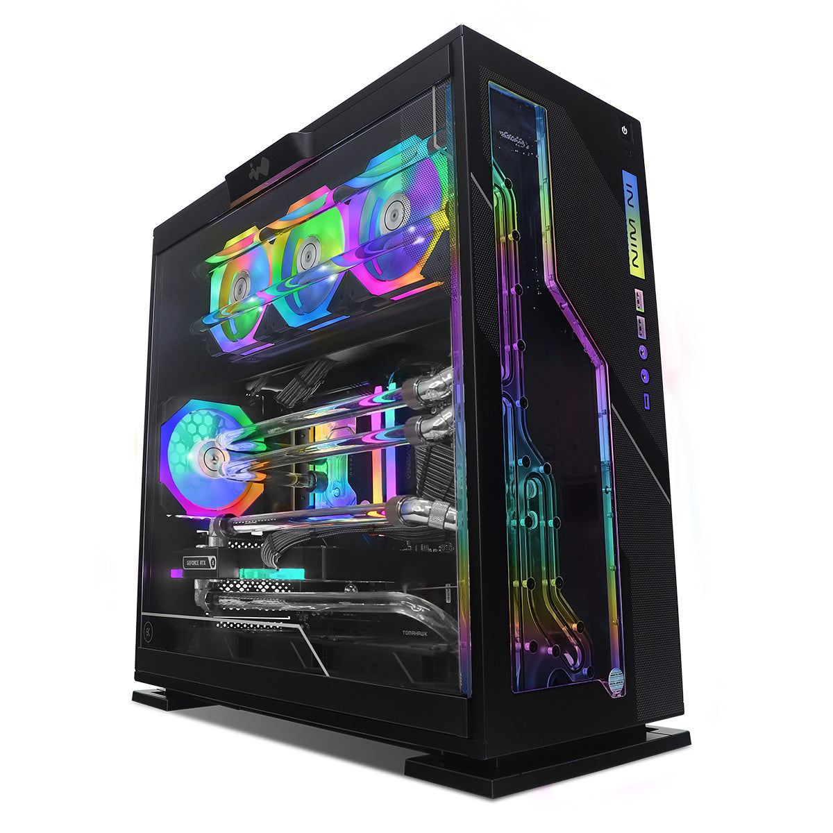 EK-Fluid Conqueror RTX 4080 Ryzen 7 7800X3D Gaming PC