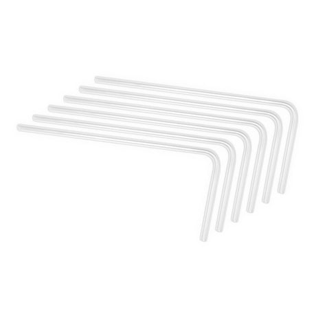EKWB EK-Loop 12mm 0.8m Pre-Bent 90° Acrylic Hard Tube (6pcs)