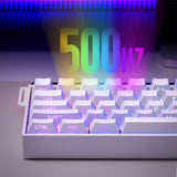 Akko Veekos Shine60 60% Wireless Hall-Effect Gaming Keyboard - Flash Magnetic Switch