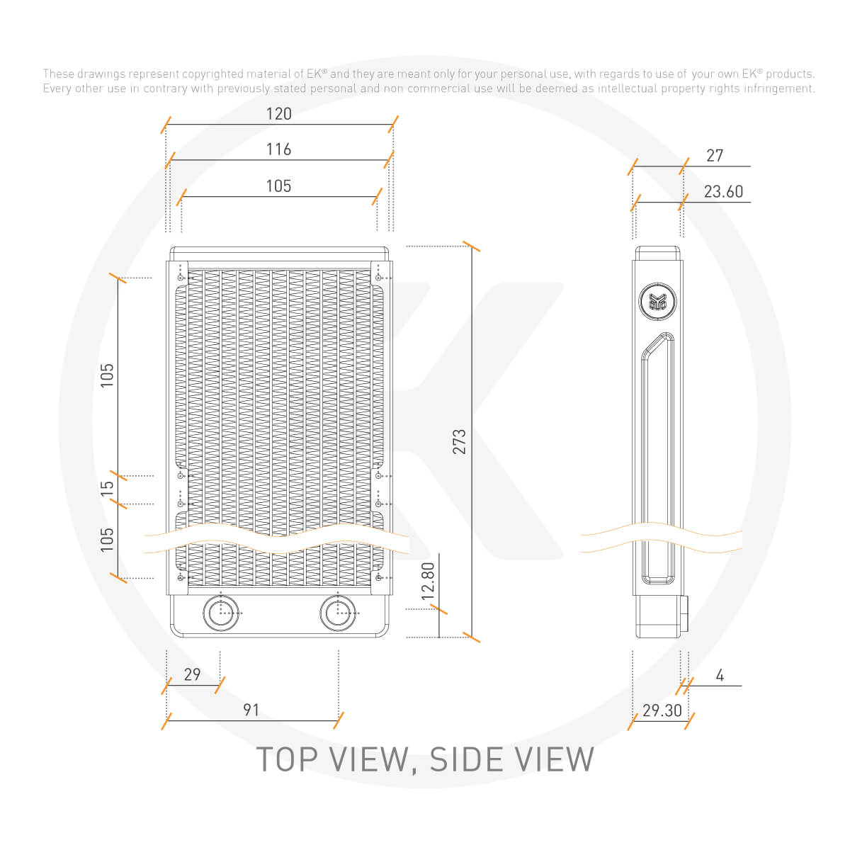 EKWB EK-CoolStream Classic SE240 Radiator