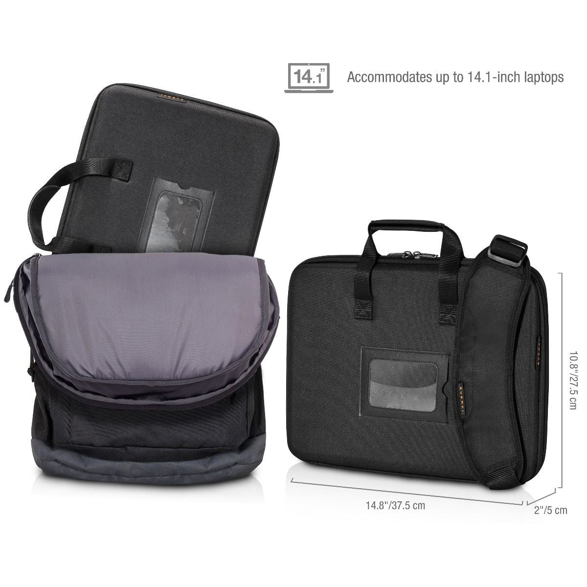 Everki EVA Hard Shell Laptop Case - Up to 14.1''