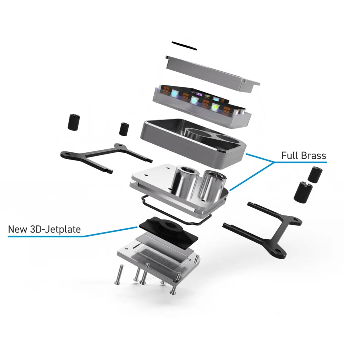 Alphacool Core 1 CPU Waterblock - Silver