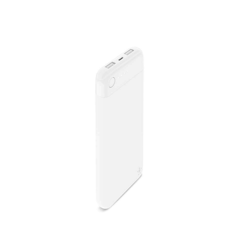 Belkin MFi Certified 10000 mAh Lightning Power Bank - White