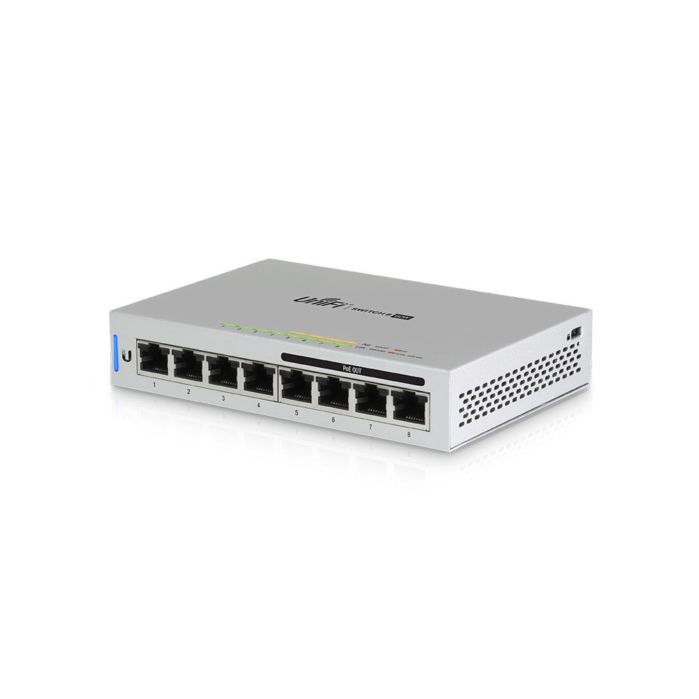 Ubiquiti UniFi Switch 8 Port Gigabit 60W Managed PoE Switch (US-8-60W)