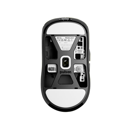 Pulsar X2H CrazyLight Medium Wireless Gaming Mouse - Jet Black