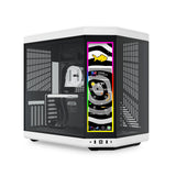 HYTE Y70 Touch Tempered Glass Full Tower Case White and Black