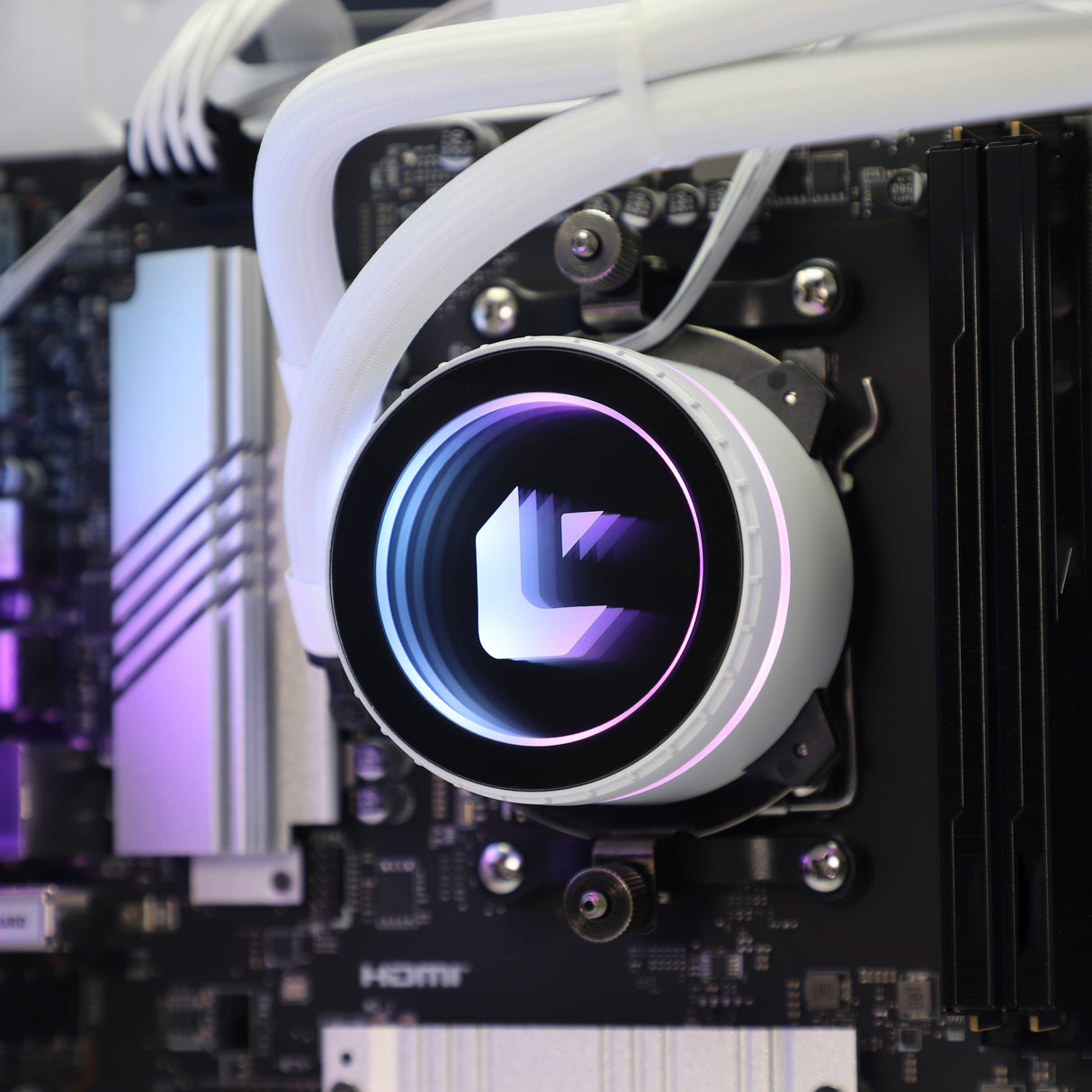 Positron RTX 5070 Core Ultra 5 225F Gaming PC - White