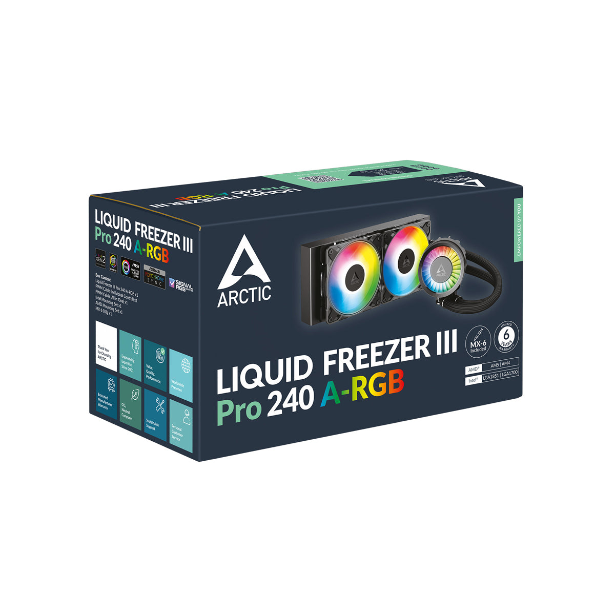 Arctic Liquid Freezer III PRO 240 A-RGB AIO CPU Cooler - Black