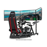 Next Level Racing NLR-R010 Round Tube Free Standing Triple Monitor Stand