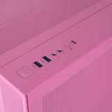 Thermaltake View 380 Tempered Glass ARGB Mid Tower Case Bubble Pink Edition