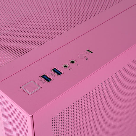 Thermaltake View 380 Tempered Glass ARGB Mid Tower Case Bubble Pink Edition