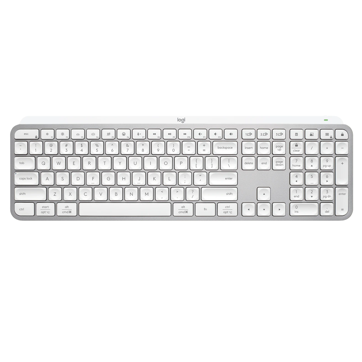 Logitech MX Keys S Wireless Keyboard - Pale Grey