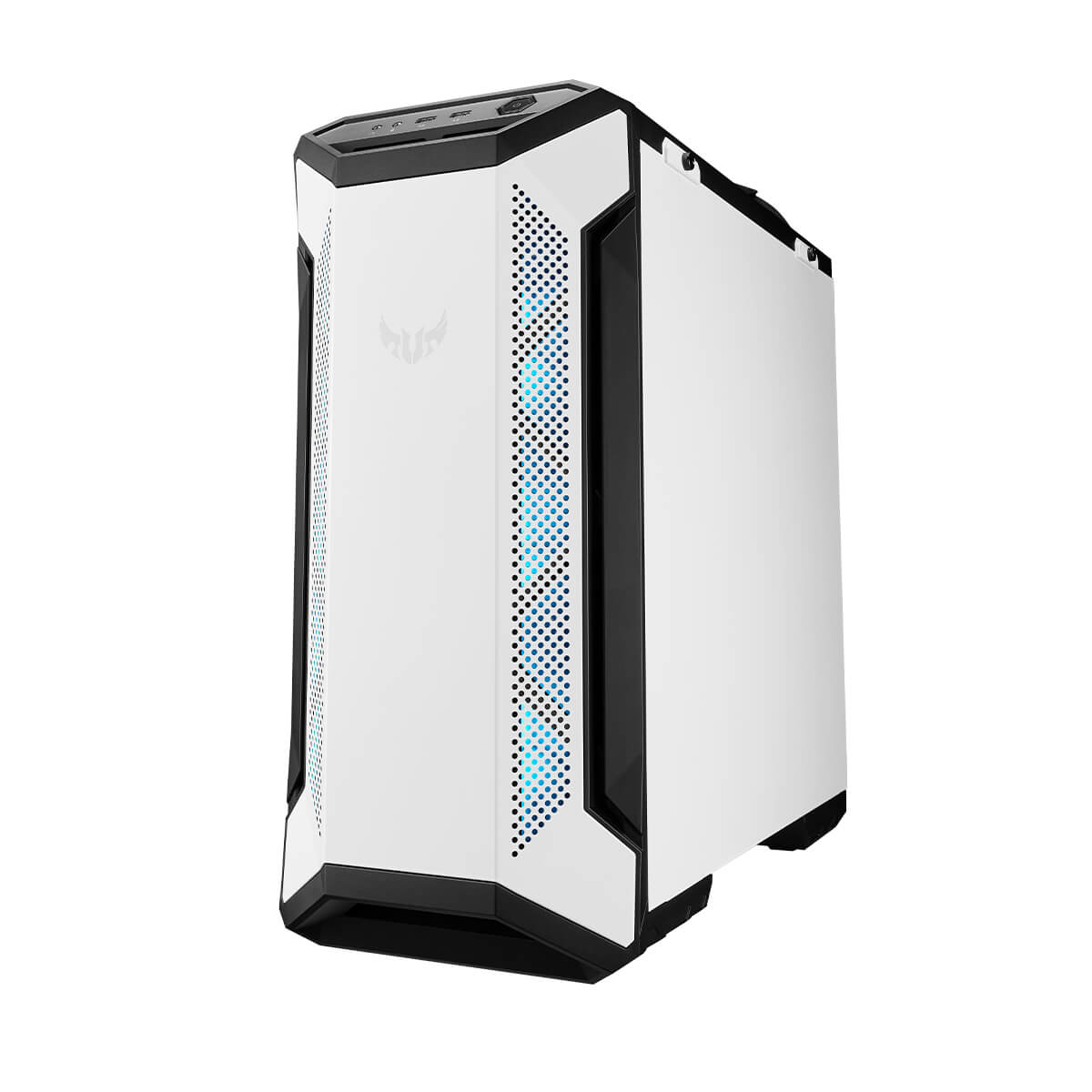 ASUS TUF Gaming GT501 Tempered Glass Mid Tower Case - White