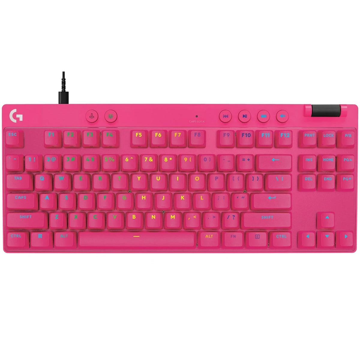 Logitech G Pro X TKL Lightspeed Gaming Keyboard - Magenta