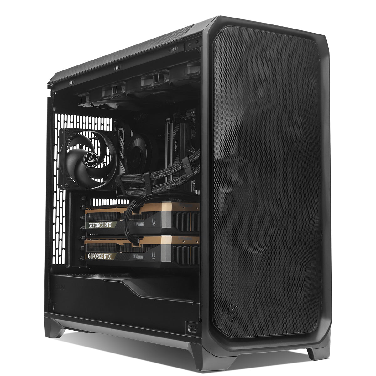 Ascend AI Ryzen 9 9900x 64GB 2TB RTX 5070 Ti (X2) Workstation PC