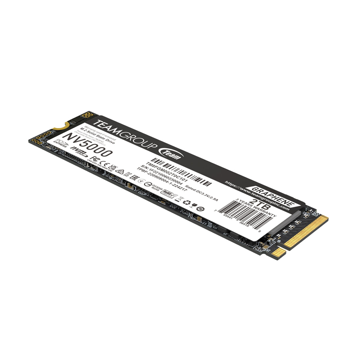 TeamGroup NV5000 2TB M.2 Gen4 NVMe SSD