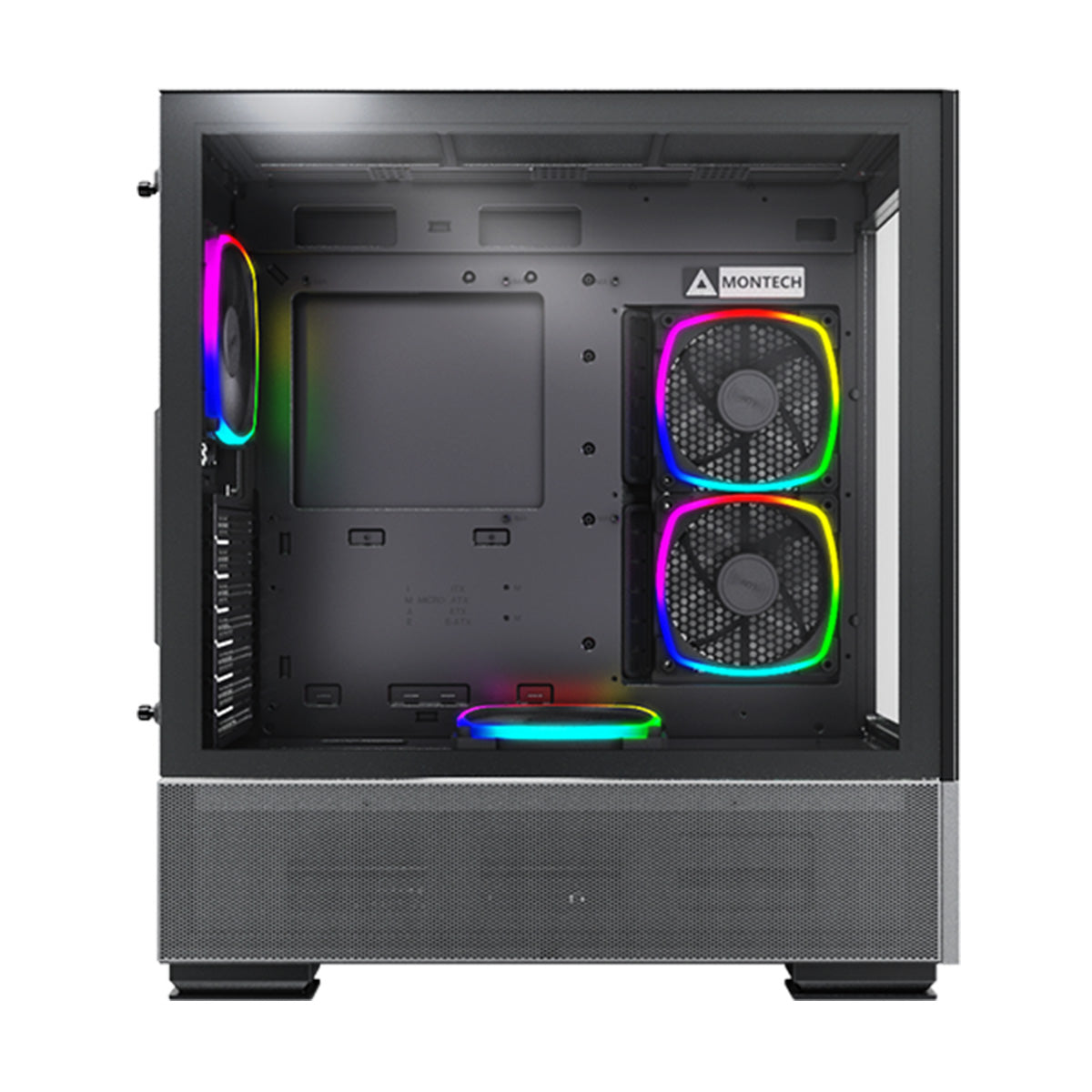 MONTECH SKY TWO Mid Tower Case BLACK