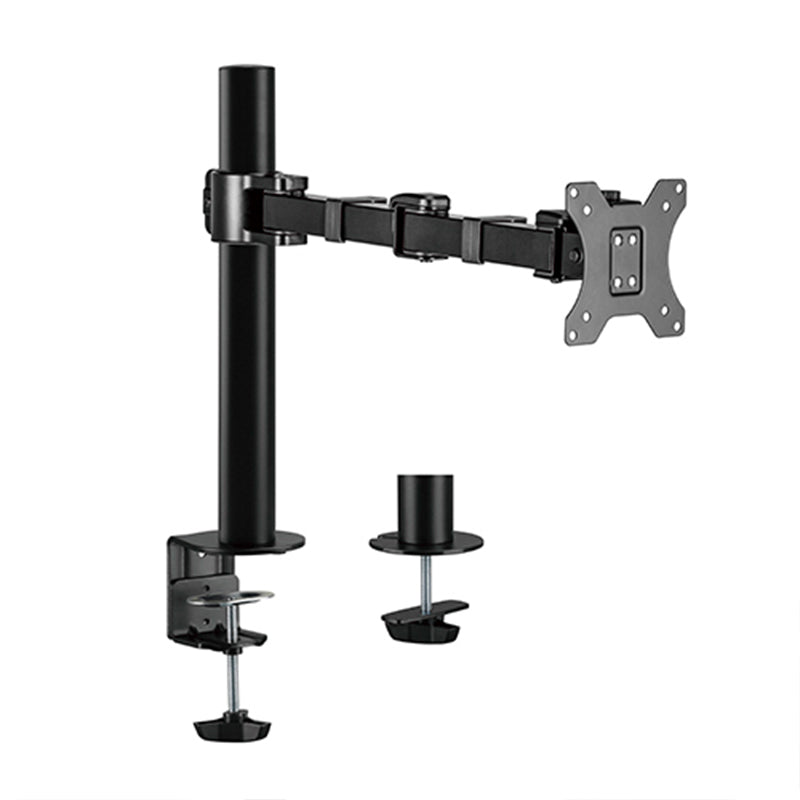 Brateck LDT33-C012 17"-32" Single Monitor Articulating Arm. Max Load: 12kg  VESA 75xx75 & 100x100