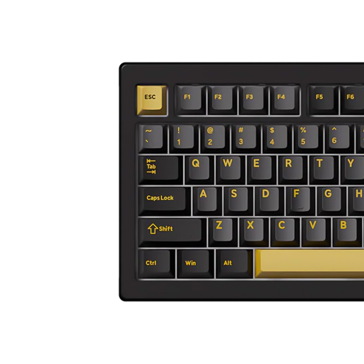 Akko 5087 V3 Black & Gold TKL Wireless Mechanical Keyboard - Piano Switch