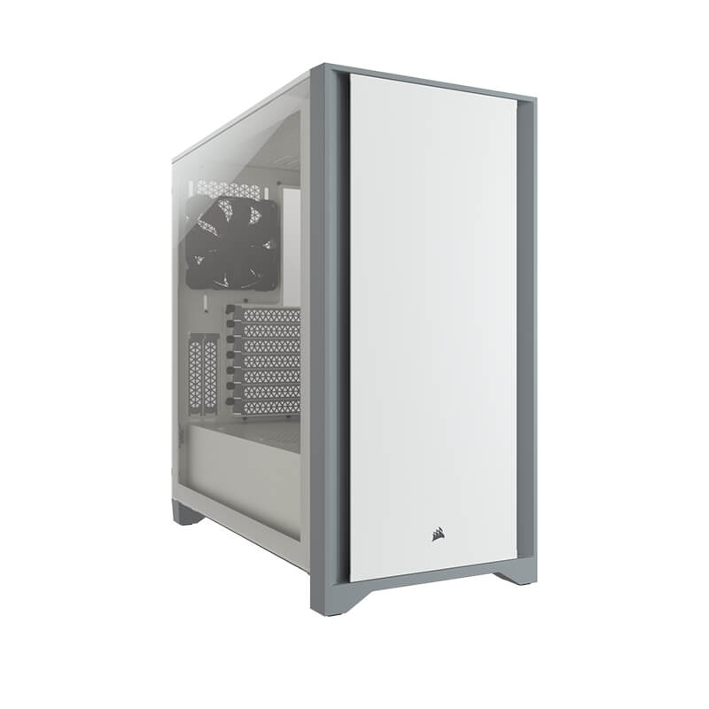 Corsair 4000D Tempered Glass Mid-Tower White – Computer Lounge