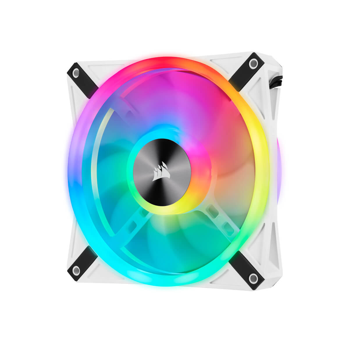 Corsair iCUE QL140 RGB 140MM RGB LED Fan White - Twin Pack