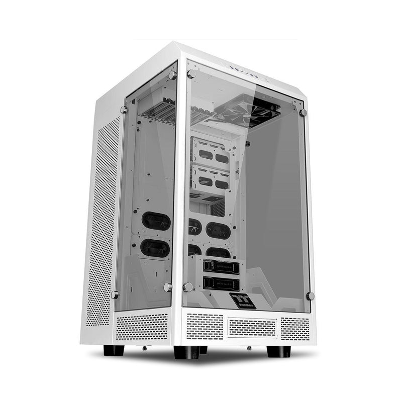 Thermaltake The Tower 900 Tempered Glass E-ATX Vertical Super Tower Snow Edition