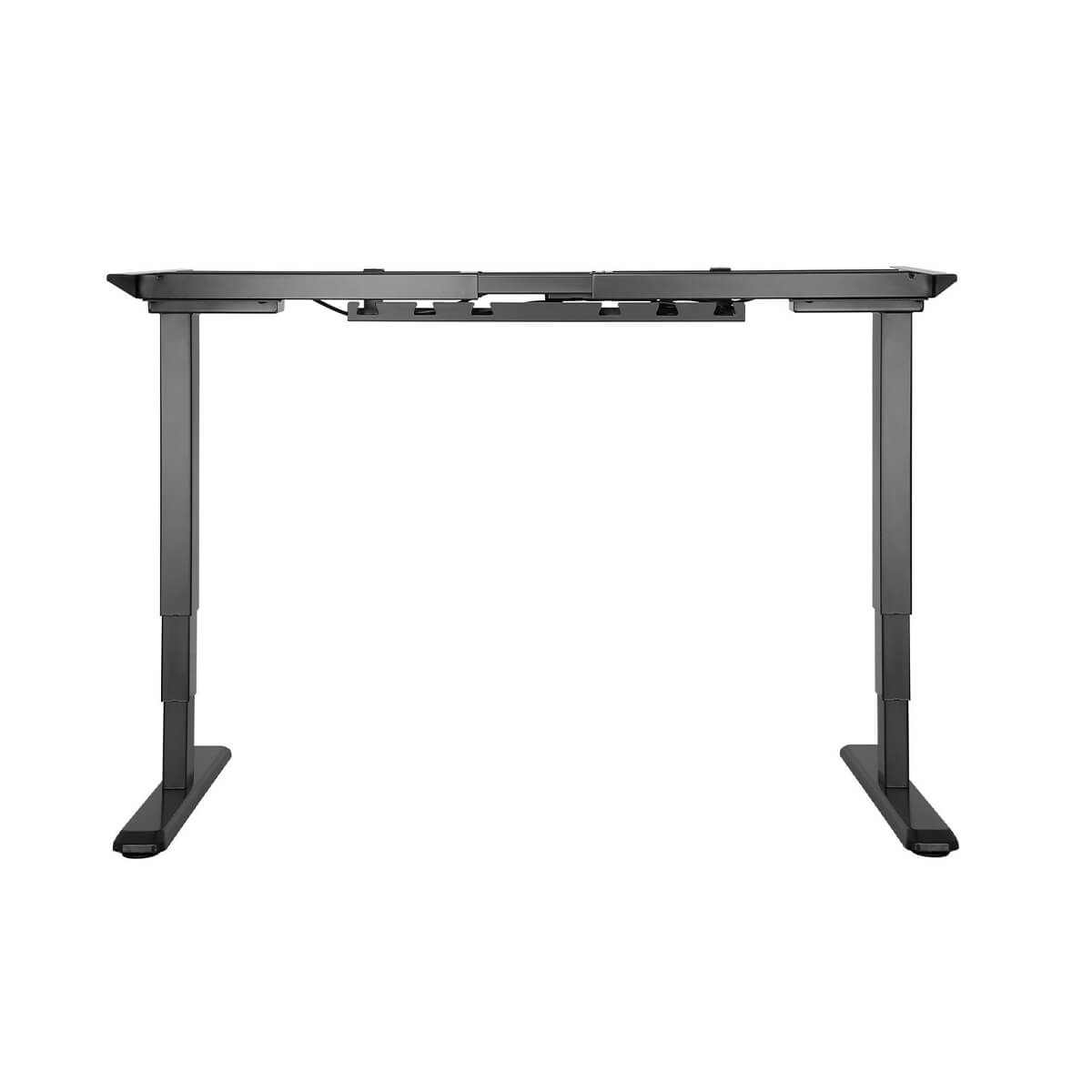 Brateck Lumi Dual Motor Electric Sit-Stand Desk Frame With 3-Stage Reverse Motor Black Colour