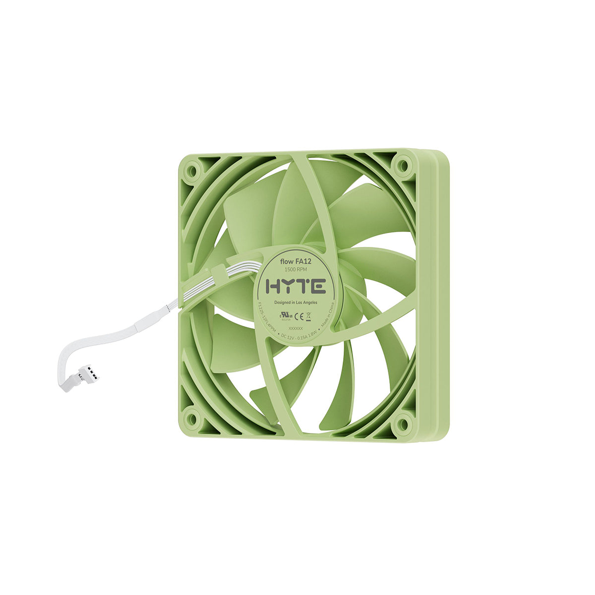 Hyte FA12 120mm PWM Fan 4 Pack - Matcha Milk