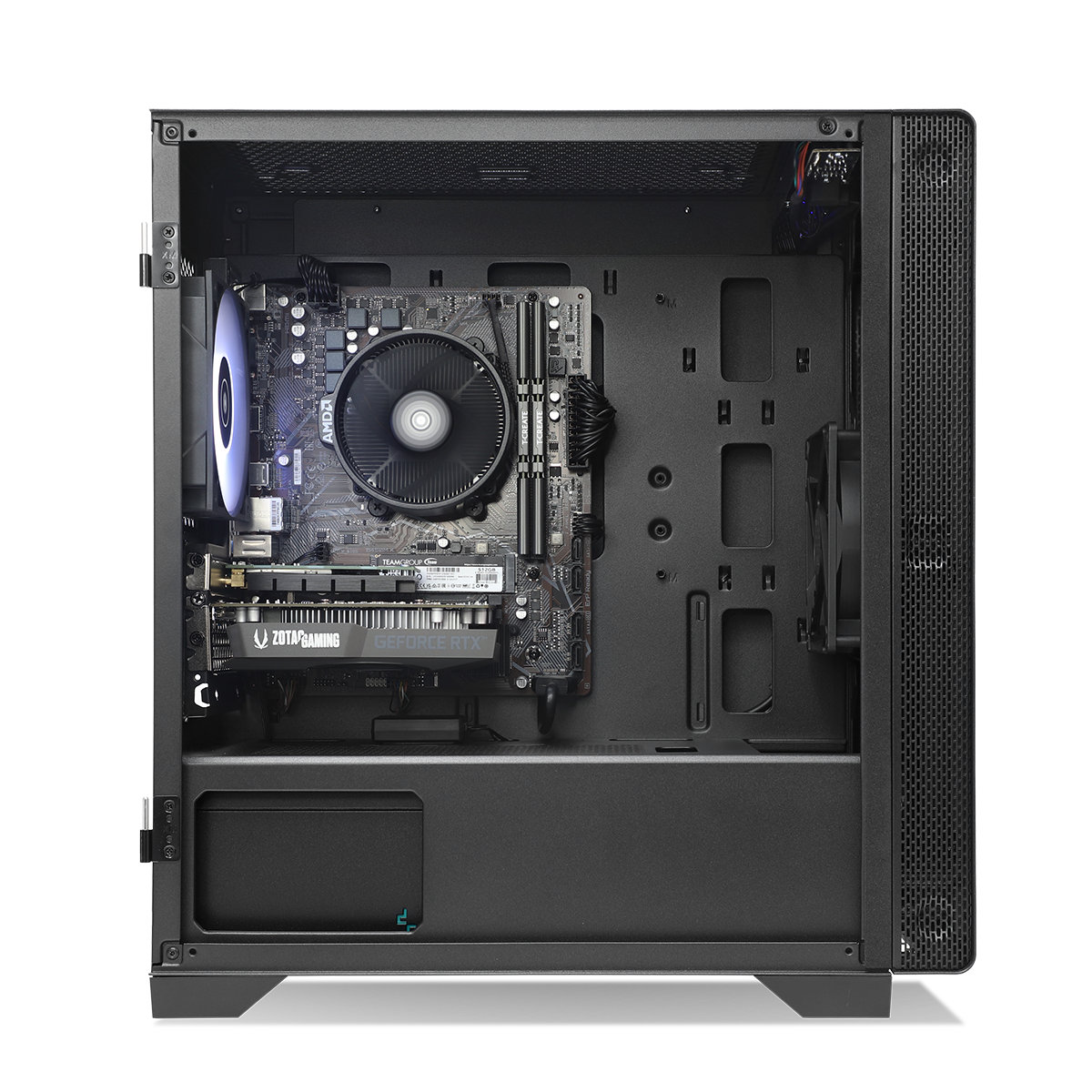 Arasaka RTX 3050 Ryzen 3 4100 Gaming PC - Black