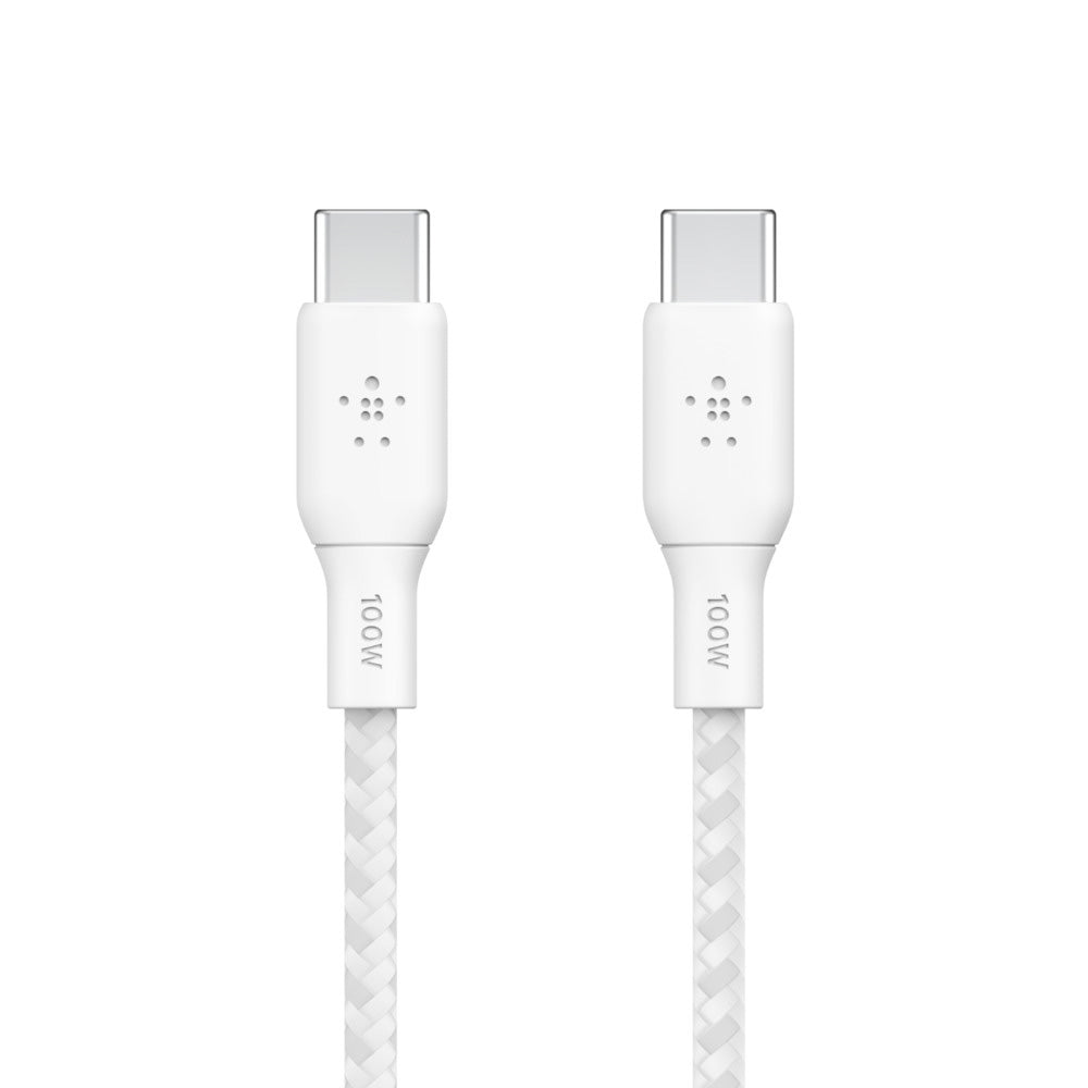 Belkin BoostCharge 100W USB-C to USB-C Cable - 2M - White