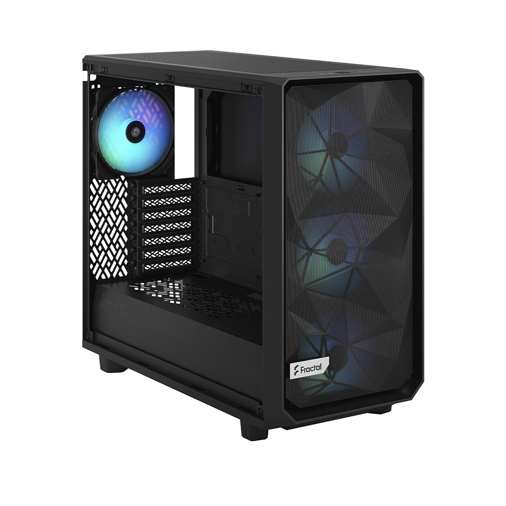 Fractal Design Meshify 2 Lite Mid Tower Case RGB Black TG Light Tint