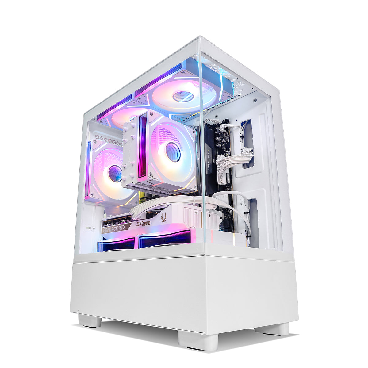 Qubit NEX RTX 5060 Ryzen 5 7500F Gaming PC - WHITE