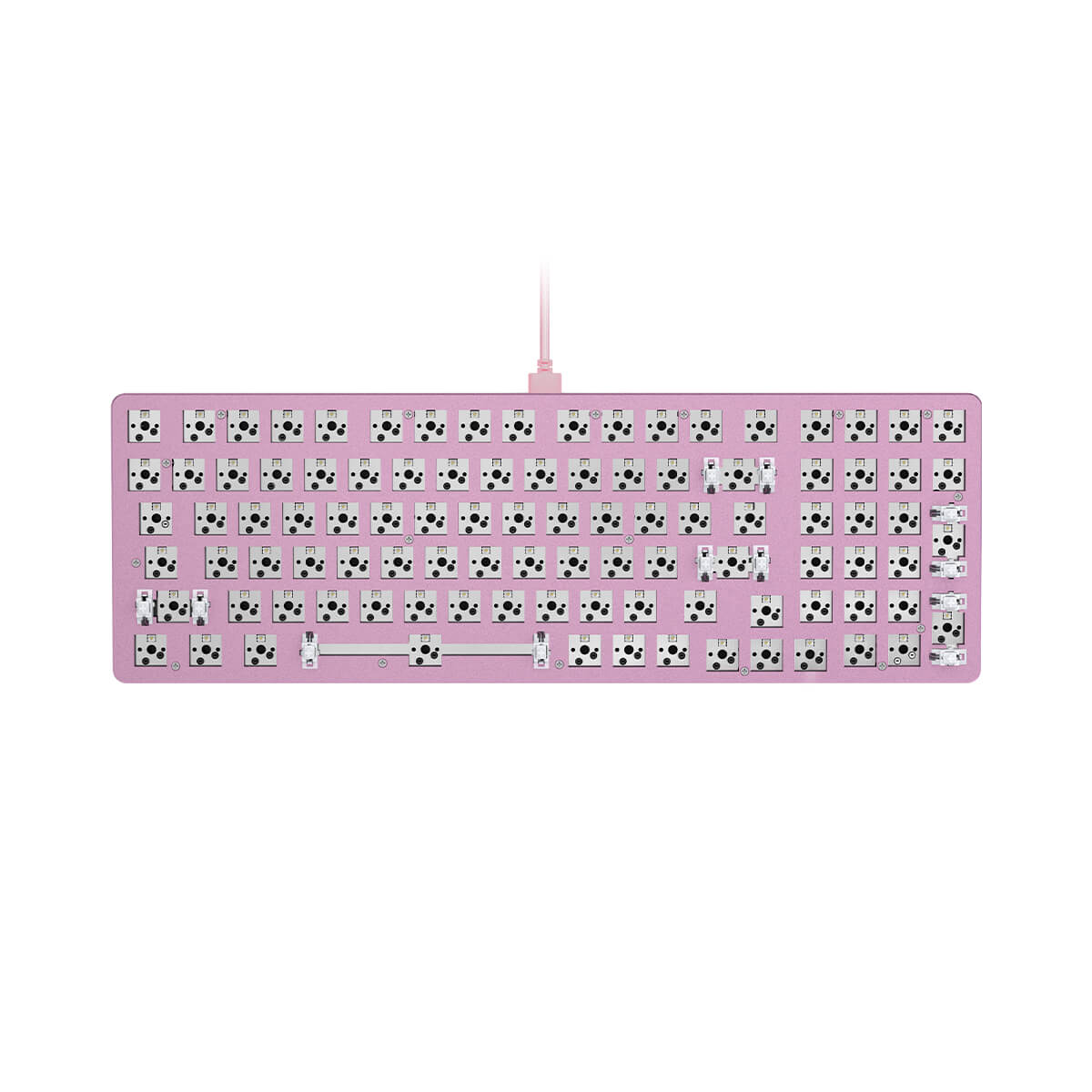 Glorious GMMK 2 Full Size Barebones Keyboard - Pink