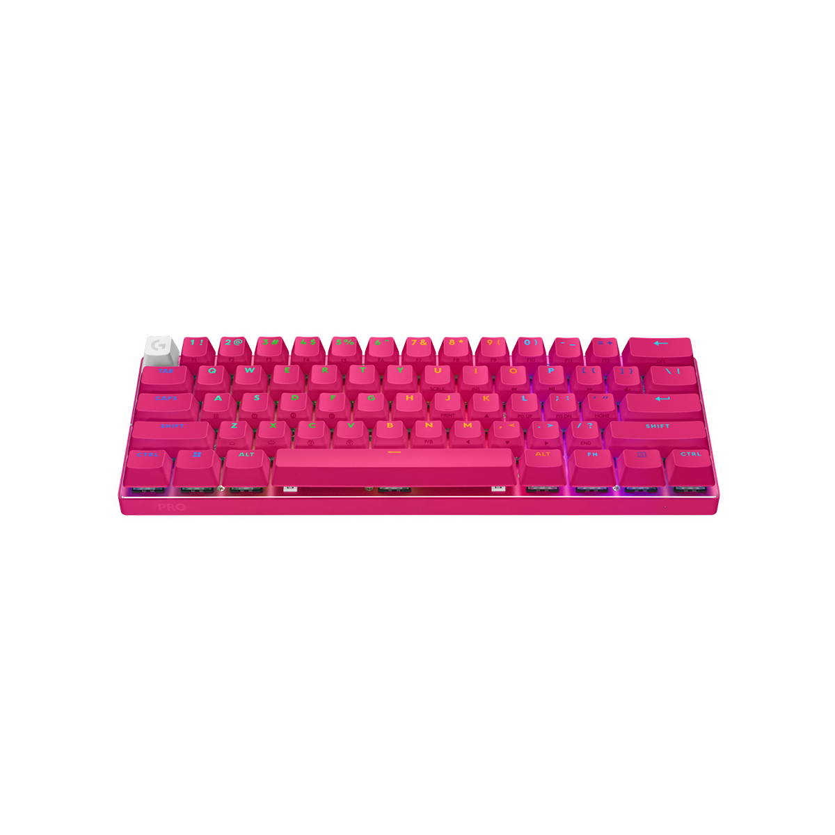 Logitech G Pro X 60 Lightspeed Wireless Gaming Keyboard - Magenta Tactile