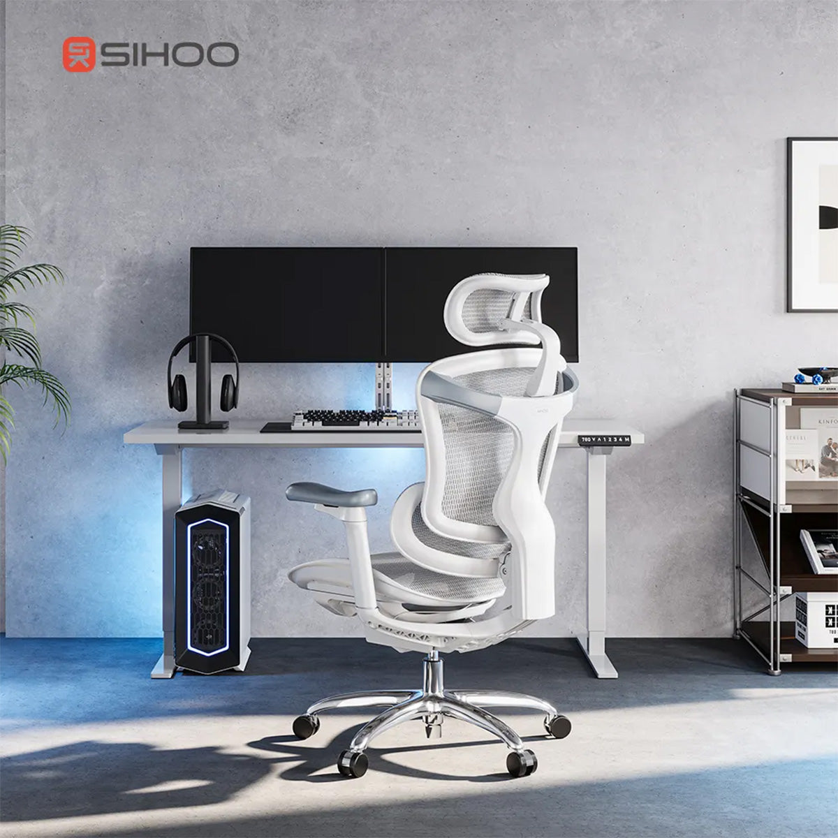 SIHOO C100 Mesh Ergonomics Office Chair Grey