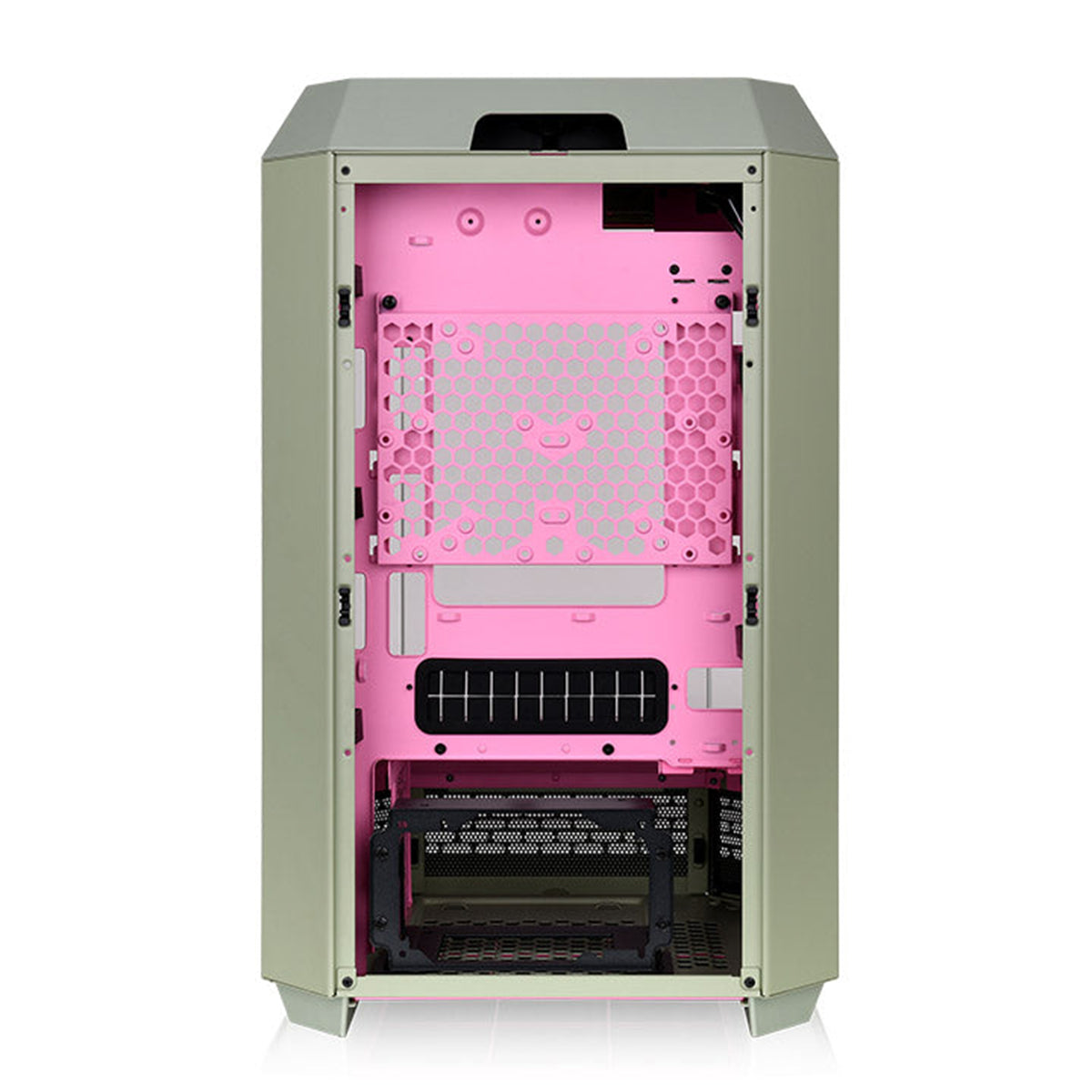 Thermaltake The Tower 300 Tempered Glass Micro Tower Case Matcha Plum Edition