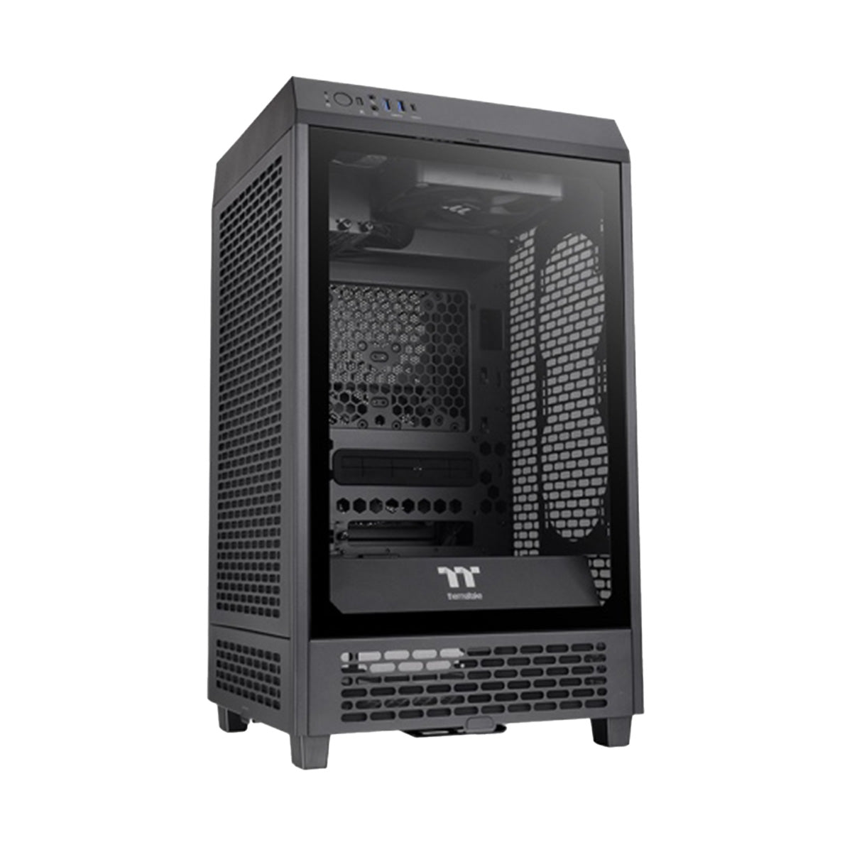 Thermaltake The Tower 200 Tempered Glass Mini Tower Black Edition