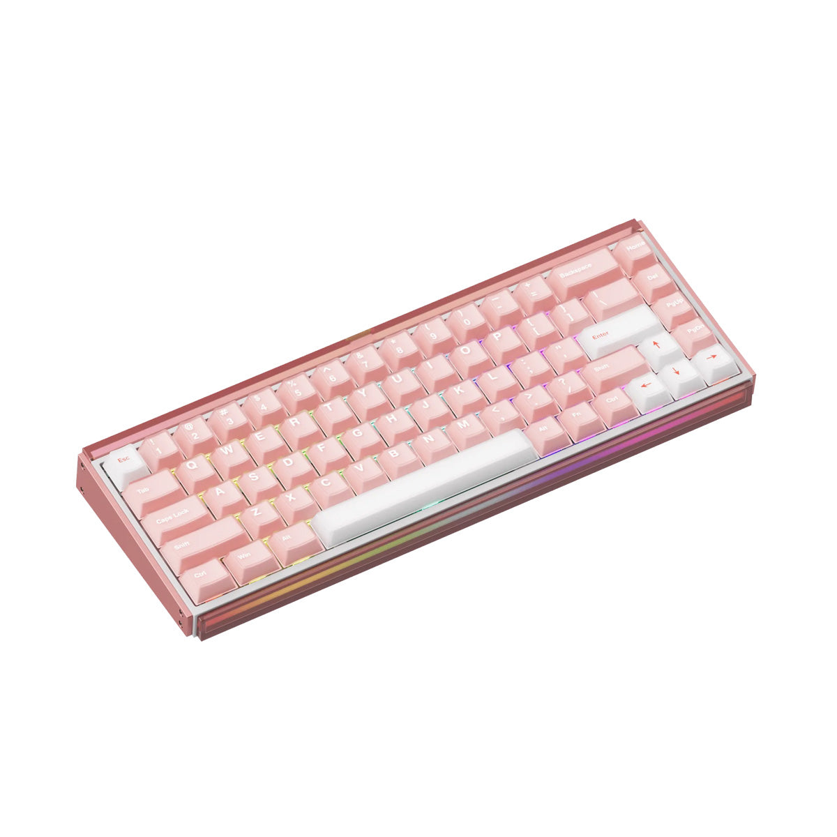 Akko RAY68-HE Pink 68% Wireless Hall-Effect Gaming Keyboard - AstroAim Switch