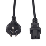 Dynamix 3-Pin Plug to IEC C13 Female Plug 10A Black - 3M