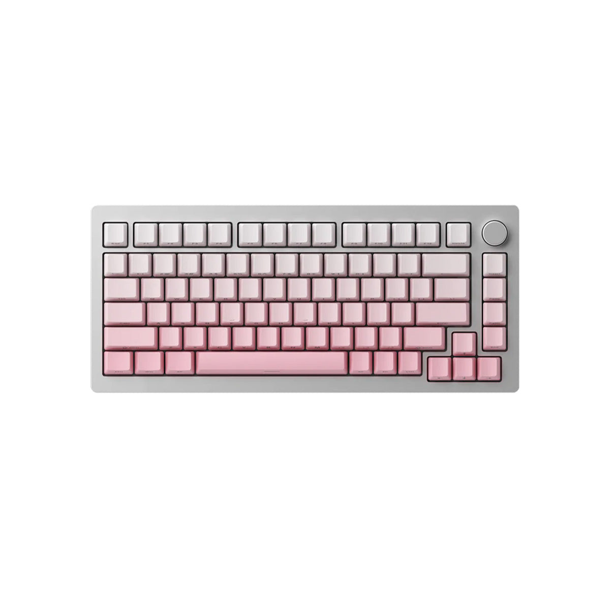 Akko Monsgeek M1 HE 75% RGB Mechanical Keyboard Cream Yellow Magnetic Switches - Silver