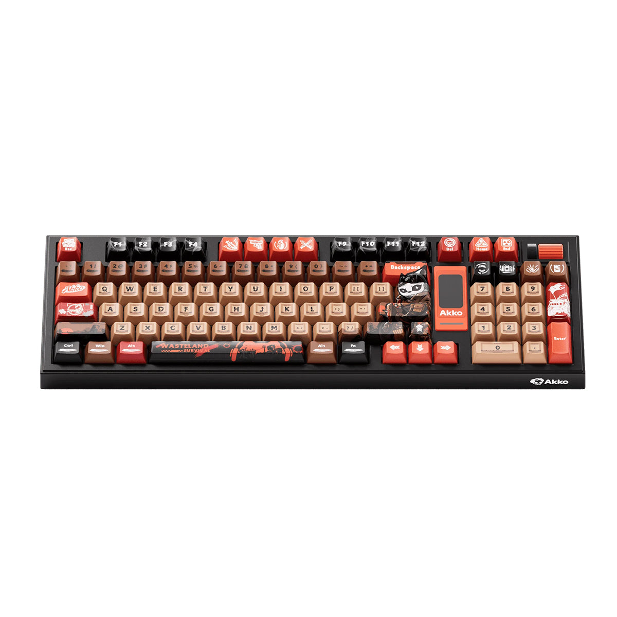 Akko 5098B Wasteland Survival Compact 1800 LCD RGB Wireless Mechanical Keyboard - Piano Pro V3 Switch